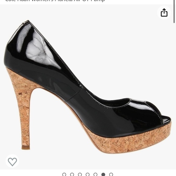 Cole Haan Women's Mariela Air OT Pumps shiny black womens size 8.5 - Picture 1 of 10